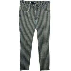 KUT FROM THE CLOTH Fab Ab Anke Straight‎ Leg Striped Jeans - Size 2